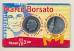Alkmaar 750 jaar met Marco Borsato penning in coincard, Ophalen of Verzenden, Overige materialen, Nederland