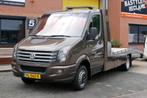 Volkswagen Crafter 35 2.0 TDI L3H1. oprijwagen tijhof. lucht, Euro 5, Gebruikt, Zwart, 4 cilinders