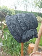 Antiek victoriaanse Huifkar bonnet , zwart, Ophalen of Verzenden