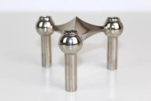 STOFF Nagel Kaarsenhouder 2 stuks, Huis en Inrichting, Woonaccessoires | Kandelaars en Kaarsen, Gebruikt, Kandelaar, Minder dan 25 cm