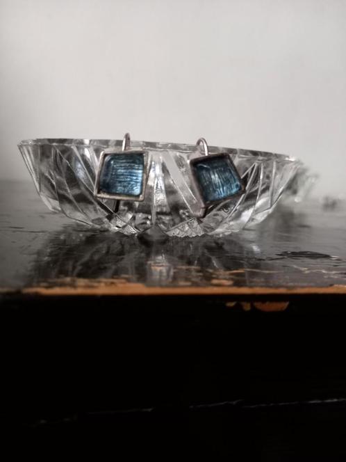 Vintage Skalli Paris oorbellen, Sieraden, Tassen en Uiterlijk, Oorbellen, Zo goed als nieuw, Zilver, Zilver, Ophalen of Verzenden