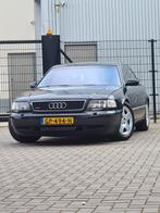 A8 D2 V8 3.7 leer, full option. Liefhebbers youngtimer., Auto's, Audi, Automaat, 3700 cc, Stoelverwarming, Zwart