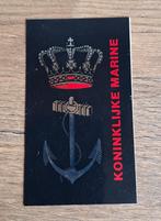 Koninklijke Marine sticker, Ophalen of Verzenden, Nieuw, Bedrijf of Vereniging