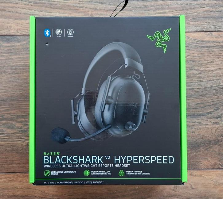 Razer BlackShark V2 HyperSpeed, Computers en Software, Headsets, Nieuw, Ophalen