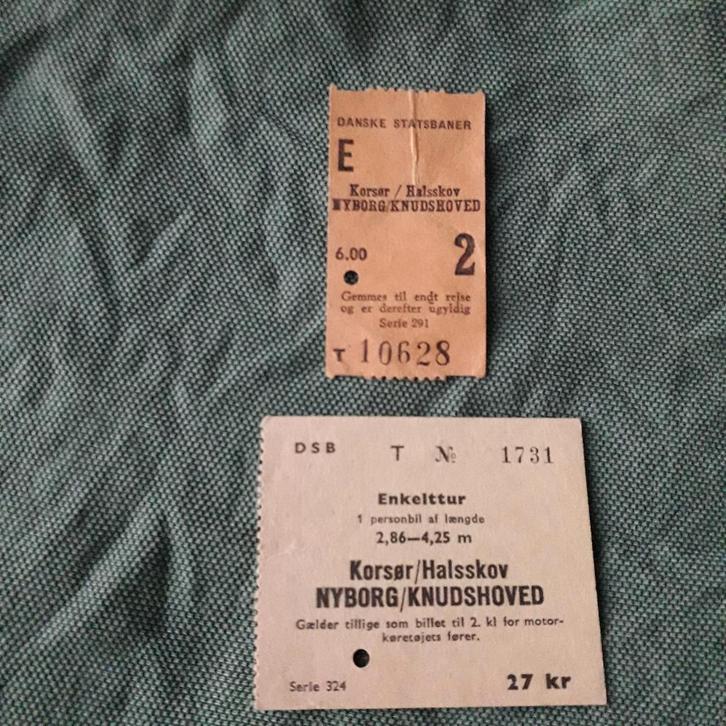 trein Denemarken Danske Statsbaner veerboot Korsør - Nyborg, Verzamelen, Spoorwegen en Tramwegen, Gebruikt, Trein, Overige typen