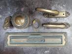 deurbeslag brons, Doe-het-zelf en Verbouw, Hang- en Sluitwerk, Ophalen of Verzenden, Gebruikt, Koper of Messing, Klink of Kruk