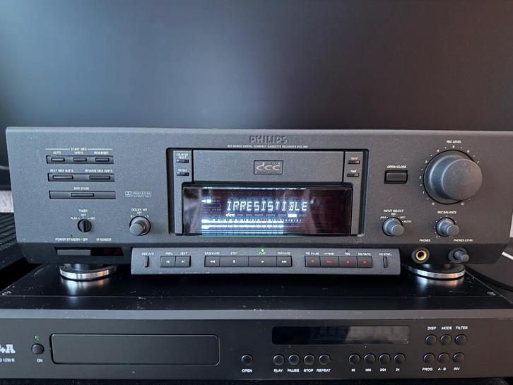 Philips DCC 900, Audio, Tv en Foto, Cassettedecks, Enkel, Philips, Auto-reverse, Tiptoetsen, Tape counter, Ophalen of Verzenden