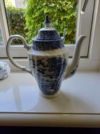 Vintage Britisch Anchor Ironstone koffiepot Memory Lane Blue, Ophalen