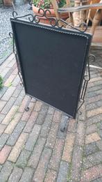 Metalen stoep krijtbord tweezijdig, lees de beschrijving., Ophalen of Verzenden