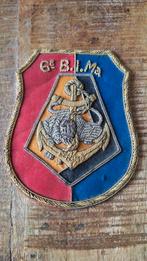 Oude Franse geborduurde marine embleem, zie foto's, Verzamelen, Ophalen of Verzenden