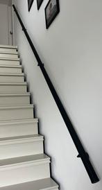 Zwarte, stalen trapleuning, Ophalen, Zo goed als nieuw