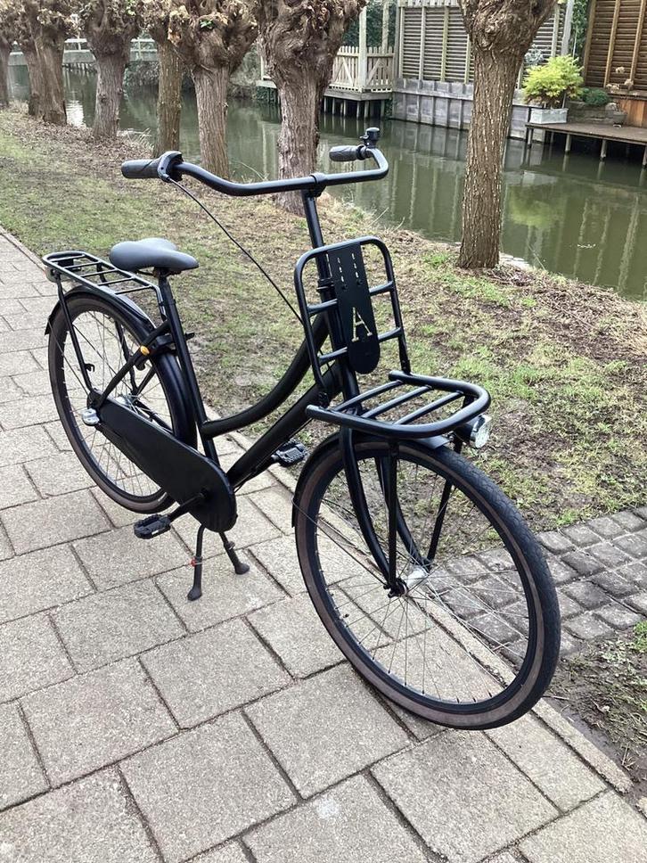 Damesfiets studentenfiets opoefiets stationsfiets stadsfiets, Fietsen en Brommers, Fietsen | Dames | Omafietsen, Gebruikt, 53 tot 56 cm