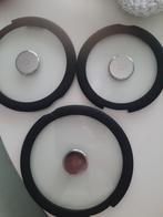 Tefal ingenio  glazen deksels, Ophalen of Verzenden, Gebruikt, Glas