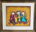 2  VINTAGE SCHILDERIJEN, Ophalen, Zo goed als nieuw, Schilderij, 75 tot 100 cm