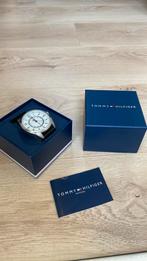 Heren horloge Tommy Hilfiger, Leer, Staal, Polshorloge, Zo goed als nieuw