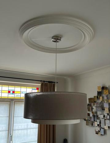 Moderne Hanglamp met Stoffen Kap beschikbaar voor biedingen