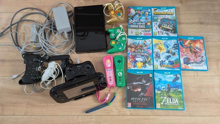 Wii U Compleet Pakket met Games en Controllers!, Spelcomputers en Games, Spelcomputers | Nintendo Wii U, Gebruikt, Met 2 controllers