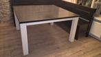 Uitschuifbare vierkante eethoek 140x140 /180, Huis en Inrichting, Tafels | Eettafels, Ophalen, Gebruikt, Eenvoudig, Vierkant