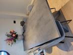 Grote eettafel, betonlook, Huis en Inrichting, Tafels | Eettafels, Ophalen, Gebruikt, 200 cm of meer, 50 tot 100 cm