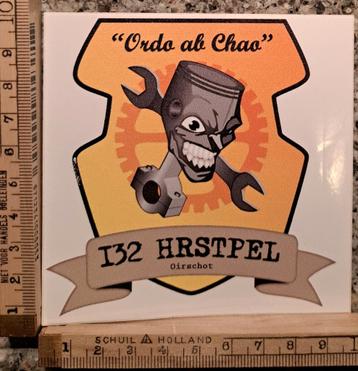 Sticker Ordo ab Chao moersleutel zuiger vrijmetselarij  beschikbaar voor biedingen