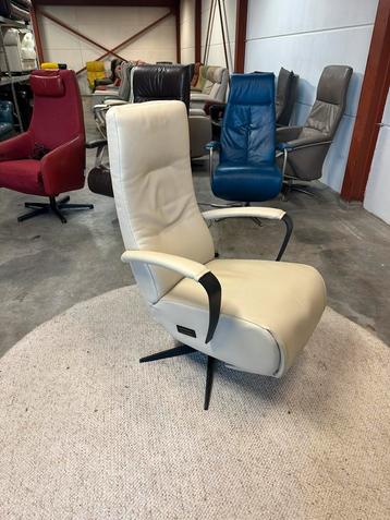 Relaxfauteuil , wit leren design relax fauteuil stoel ZGAN beschikbaar voor biedingen
