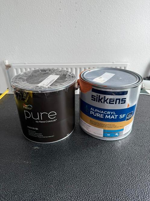 Voorstrijk en mat verf baksteen, Doe-het-zelf en Verbouw, Verf, Beits en Lak, Zo goed als nieuw, Verf, Minder dan 5 liter, Ophalen