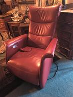 Frans Molenaar Leren Relaxfauteuil, Ophalen, 75 tot 100 cm, 50 tot 75 cm