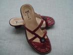 Zomer 2025 dames slipper rode hak sandaal Think Mt 39 Nieuw, Think!, Nieuw, Rood, Sandalen of Muiltjes