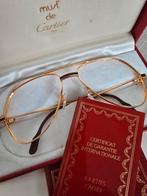 Vintage Cartier Vendome Laque bril / zonnebril -  59 16 140, Overige merken, Gebruikt, Zonnebril, Geel