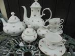 Koffie- en Theepot + roomstel Seltmann Weiden roze roosjes, Antiek en Kunst, Antiek | Servies los, Ophalen of Verzenden