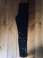 H&M zwarte pailletten feest broek maat 38., Maat 38/40 (M), H&M, Zwart, Nieuw