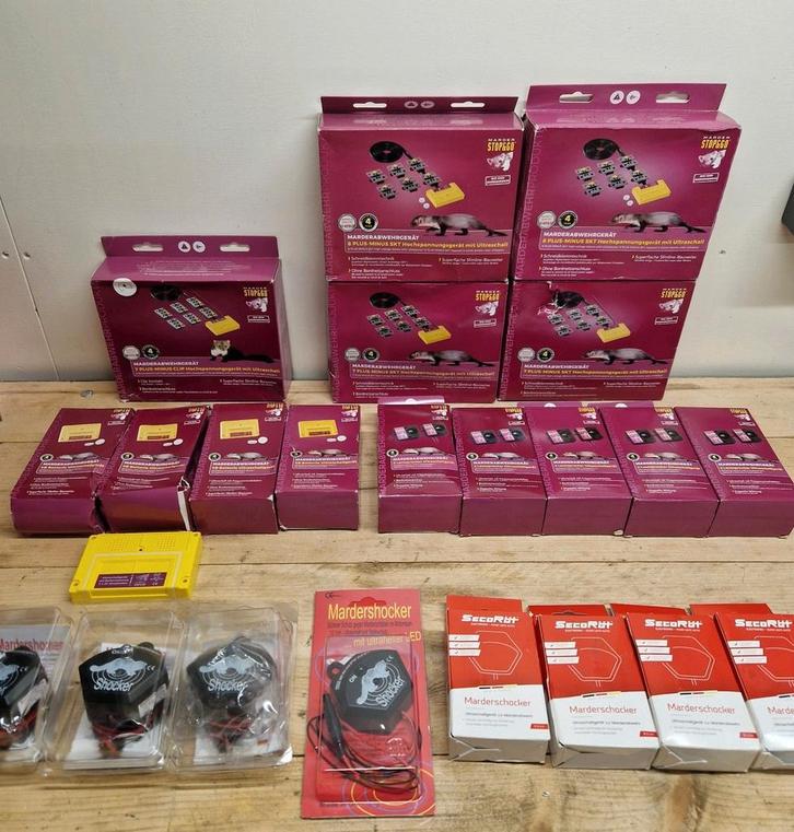 ⚡️Partij marter verschikkers / verjagers voor in voertuigen, Auto diversen, Overige Auto diversen, Ophalen of Verzenden