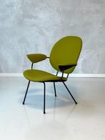 Kembo 302 fauteuil vintage WH Gispen design armstoel groen, Huis en Inrichting, Fauteuils, Gebruikt, Minder dan 75 cm, Vintage
