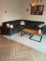 Hoekbank antraciet suede velvet, Ophalen of Verzenden, Gebruikt