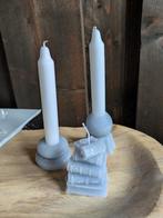 Kaarsenset blauw accesoires woning, Ophalen of Verzenden, Nieuw, Overige materialen, Minder dan 25 cm