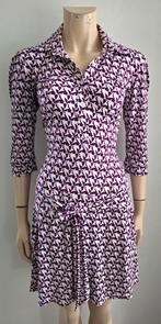 paars witte jurk Limited by Chenaski maat M, Kleding | Dames, Maat 38/40 (M), Paars, Ophalen of Verzenden, Zo goed als nieuw