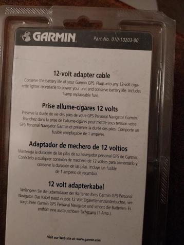 Garmin 12 Volt adapterkabel beschikbaar voor biedingen