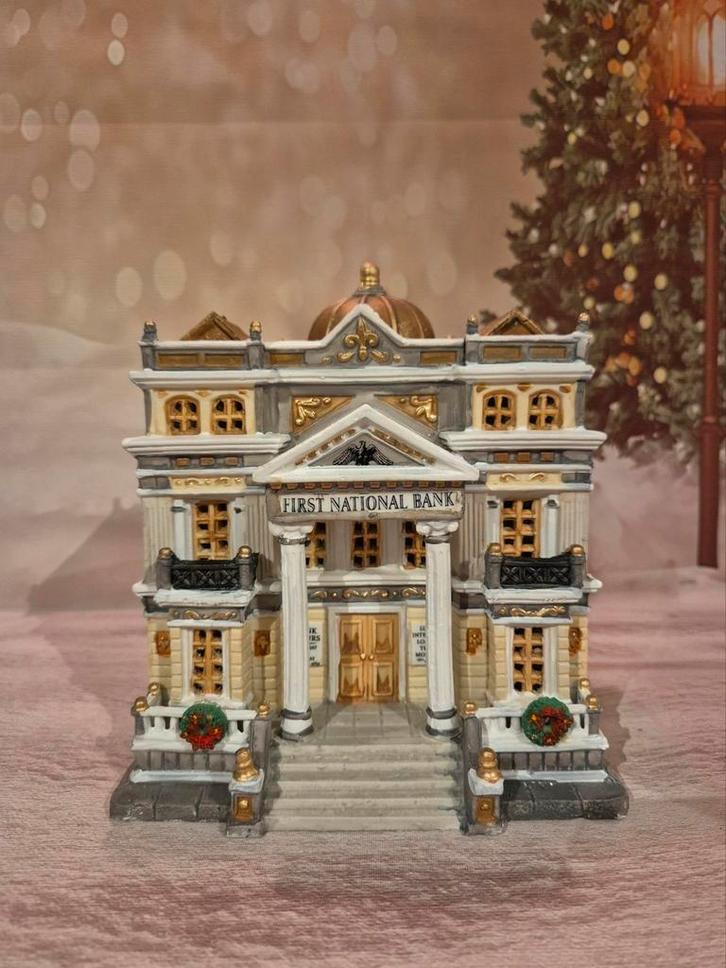 Lemax first national bank, Diversen, Kerst, Zo goed als nieuw, Ophalen of Verzenden