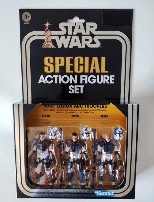 Star Wars Vintage Collection 501st ARC Troopers 3-Pack, Verzamelen, Star Wars, Zo goed als nieuw, Actiefiguurtje, Ophalen of Verzenden