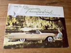 Ford Thunderbird 1959 autofolder brochure, Ophalen of Verzenden, Gelezen, Ford