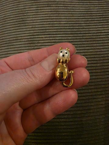 Vintage pin kat poes Nieuwstaat  beschikbaar voor biedingen