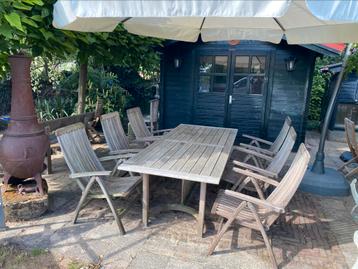 Hartman Tribu teak houten tuinset 6 persoons beschikbaar voor biedingen
