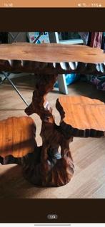 Antiek Japans bijzettafeltje, Huis en Inrichting, Tafels | Bijzettafels, Ophalen of Verzenden, Rechthoekig, Minder dan 55 cm, 60 cm of meer