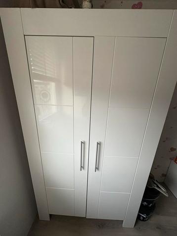 Stijlvolle Bopita Manhattan Kast - Hoogglans Wit beschikbaar voor biedingen