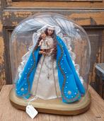 1257 Madonna onder stolp nette staat! Heilige maria met kind, Verzamelen, Poppen, Ophalen of Verzenden, Zo goed als nieuw