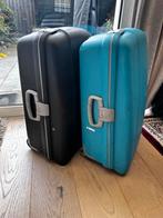 2 Samsonite Koffers met TSA slot, 60 tot 70 cm, Gebruikt, Hard kunststof, 45 tot 55 cm