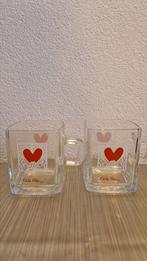 2 koffieglazen Keith Haring senseo, Ophalen, Zo goed als nieuw, Overige stijlen