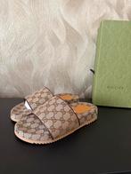 Gucci canvas slippers, Slippers, Bruin, Nieuw, Ophalen of Verzenden