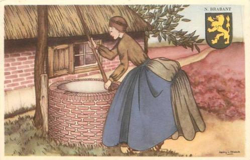 (300-005-009) Noord Brabant, Verzamelen, Ansichtkaarten | Nederland, Noord-Brabant, Verzenden