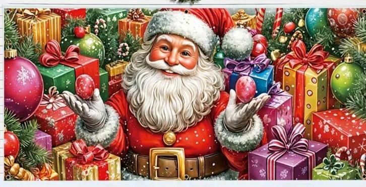 Oersterk decordoek kerst winter 4 mtr breed lees advertentie, Diversen, Kerst, Ophalen of Verzenden